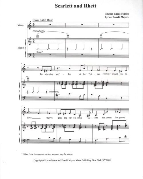 Scarlett and Rhett D5 1st Page