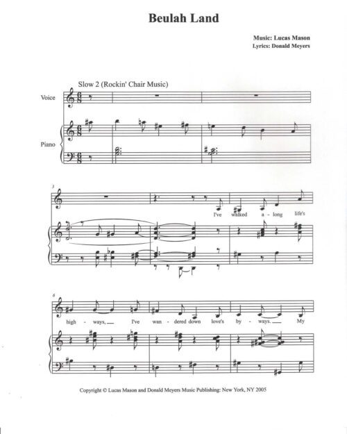 Beulah Land D4 1st Page