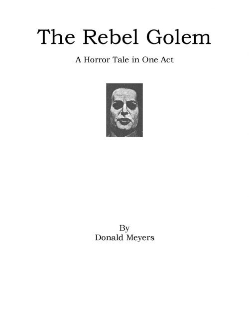 The Rebel Golem Cover