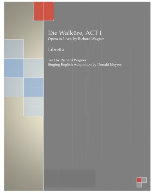 Cover for Die Walküre Libretto Translation