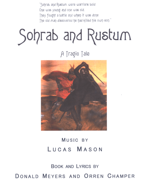 Sohrab and Rustum Cover
